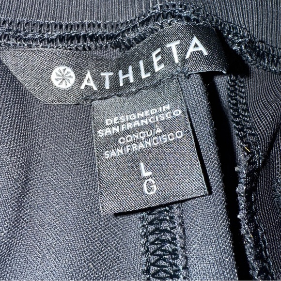 ATHLETA Venice Flare Pant Large Black Women’s - Picture 10 of 13